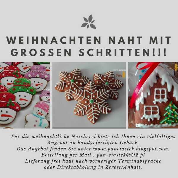 Weihnachten naht mit grossen Schritten!!!