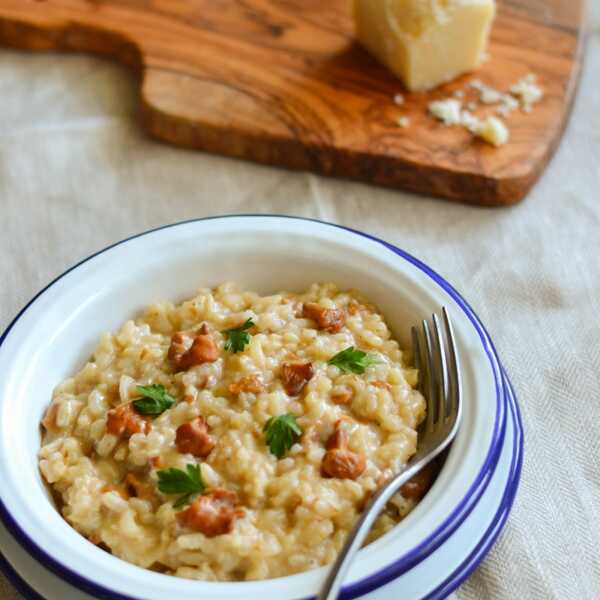 Risotto z kurkami