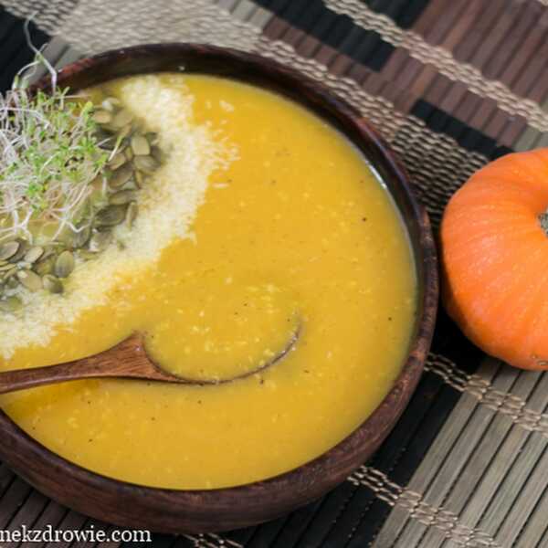 Zupa krem z dyni - kokosowa, pyszna i zdrowa:-)