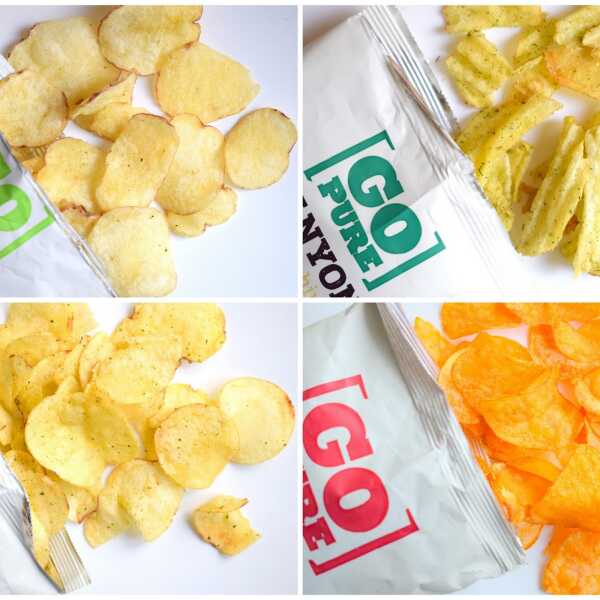 Ekologiczne i bezglutenowe chipsy ziemniaczane Go Pure :) 