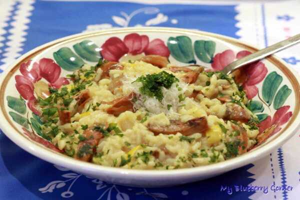 Risotto z rydzami