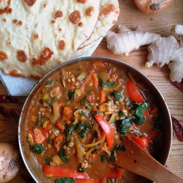 Curry z kurczakiem i soczewicą / Chicken and Lentil Curry