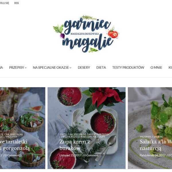 Nowa odsłona bloga kulinarnego Garniec Magalie