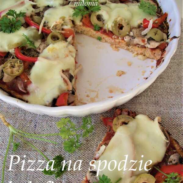 Pizza na spodzie kalafiorowym