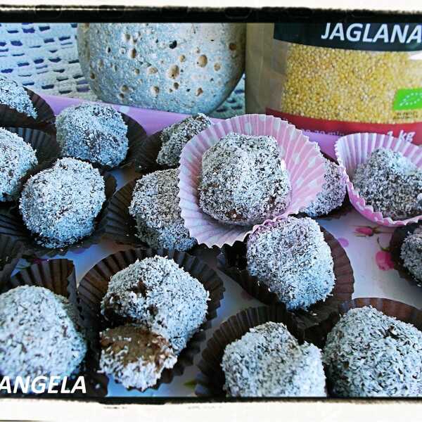 Trufle jaglane - Millet Truffles Recipe - Tartufi di miglio