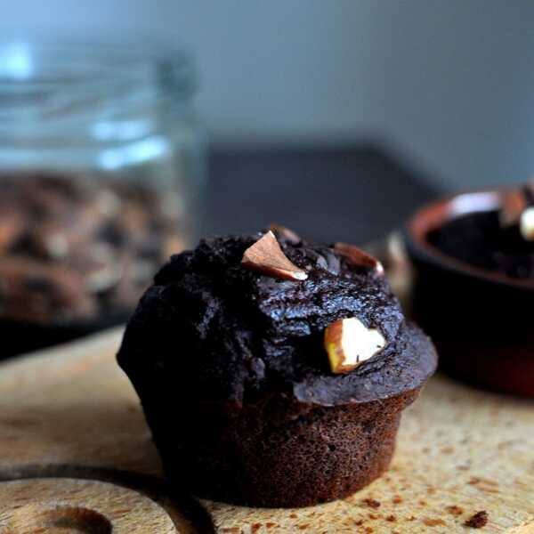 Muffiny czekoladowe z dynią i burakiem