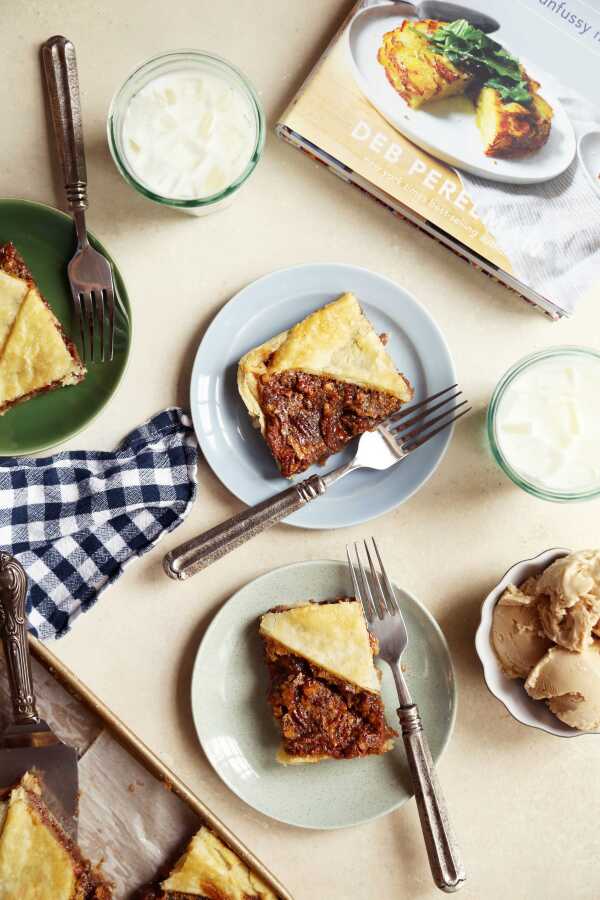 Deb’s Chocolate Pecan Slab Pie