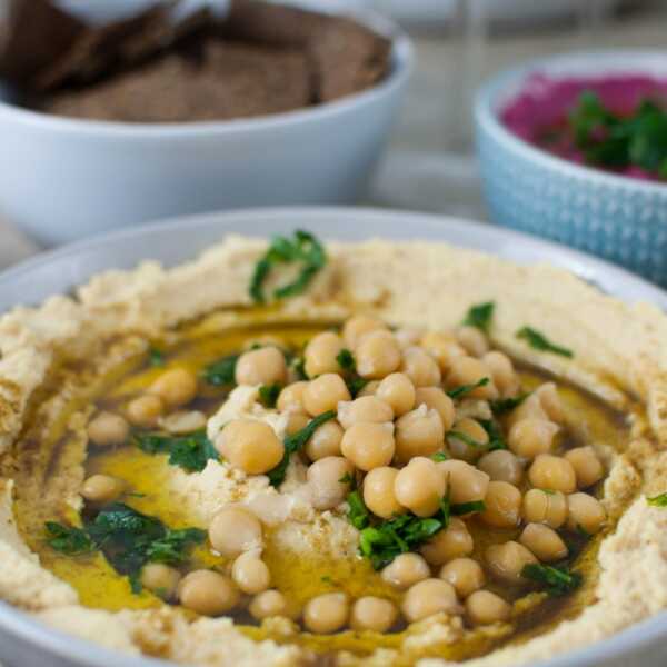 Hummus tradycyjny (przepis Samar Khanafer)