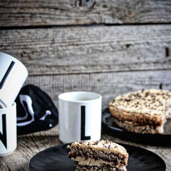 Suksesskake czyli norweskie ciasto migdałowe (bezglutenowe)