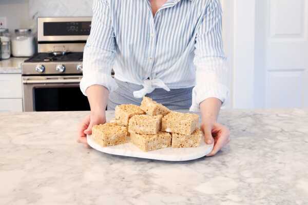 Browned Butter Peanut Butter Rice Krispie Treats