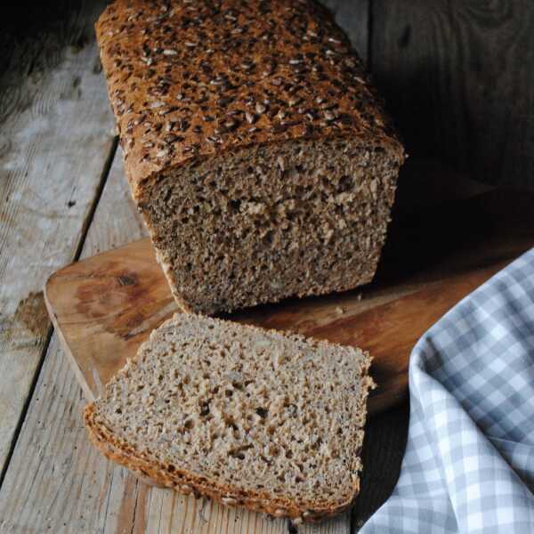 Chleb bez wyrabiania, robi się go w 5 min.