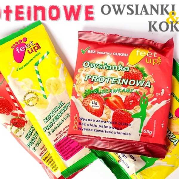 Koktajl proteinowy oraz owsianka proteinowa – FeetUp (Italimport.pl)