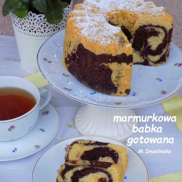 Gotowana babka marmurkowa 