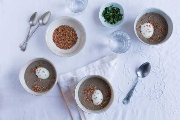 Mushroom Buckwheat Soup Recipe