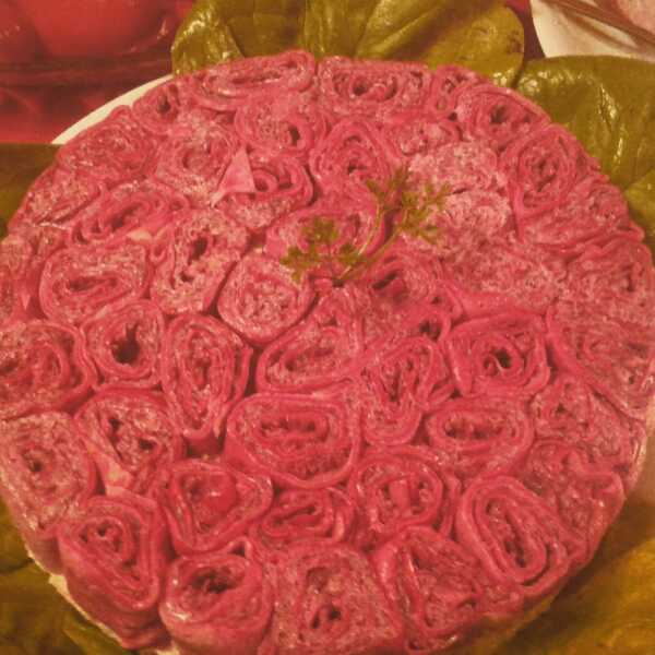 Sałatka „Bukiet róż”