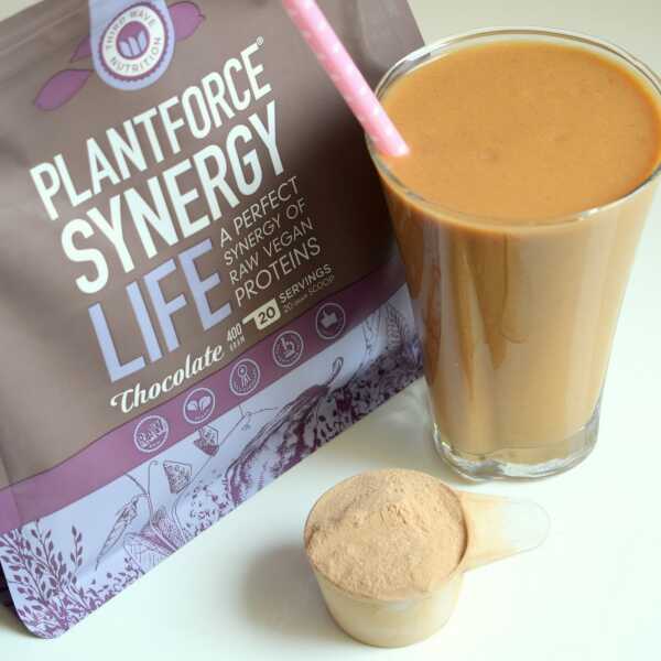 Proteinowy shake z mango i bananem + najsmaczniejsze białko wegańskie! :) 