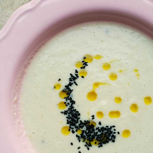 Zupa krem z topinamburu na mleku