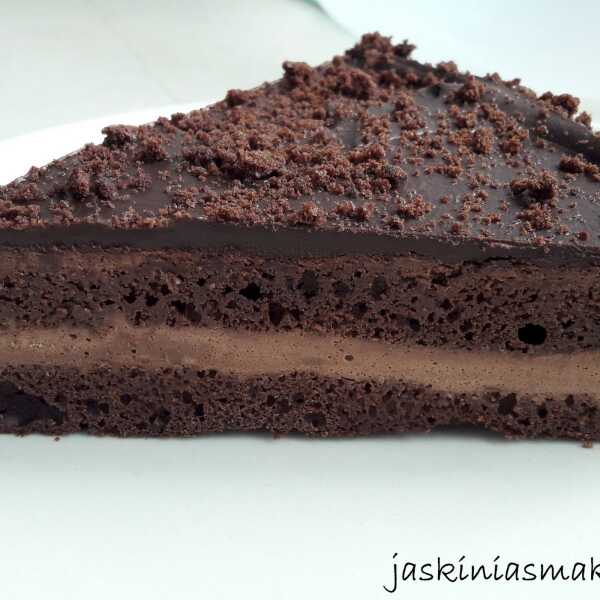 Tort czekoladowo-herbaciany. Bardzo czekoladowy !