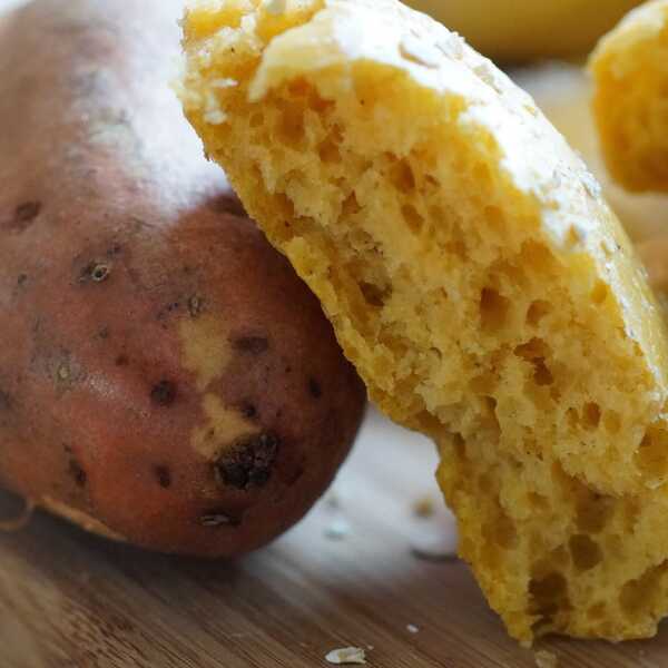 Bułeczki ze słodkich ziemniaków