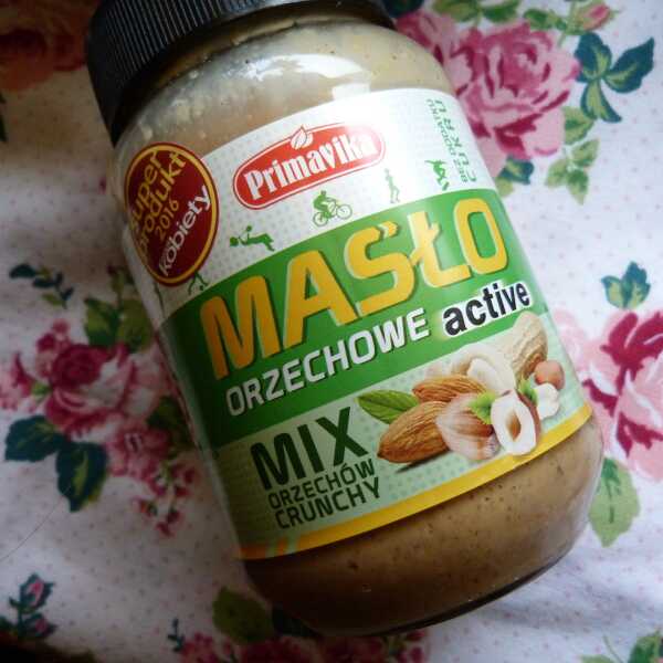 Masło orzechowe active mix orzechów crunchy Primavika