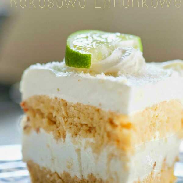 Tort limonkowo - kokosowy 