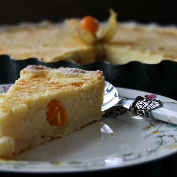 Kremowa rozkosz - tarta mascarpone z physalis