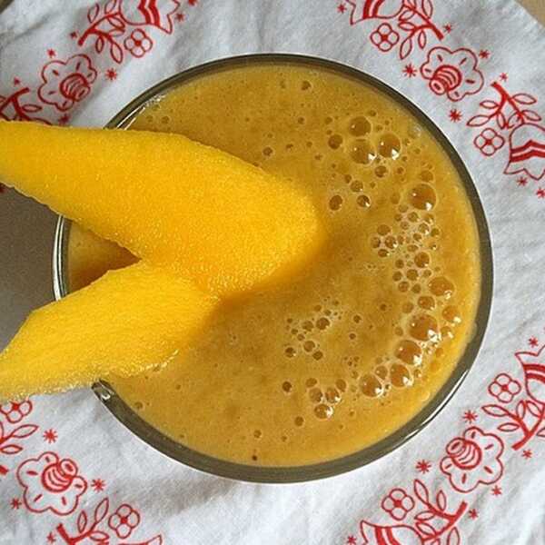 Mango + banan + siemię lniane 