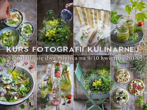 Kurs Fotografii Kulinarnej 9/10 kwietnia – wolny termin