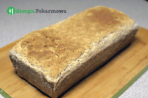 Chleb na zakwasie z teff (bez glutenu, pszenicy, mleka, jajek)