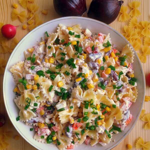 Meksykańska sałatka z makaronem (do grilla) / Mexican Style Pasta Salad