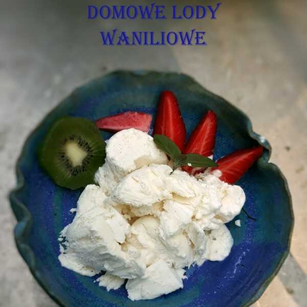 Domowe lody waniliowe bez maszyny