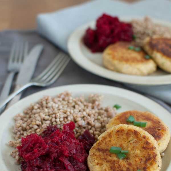 Kotlety ziemniaczane à la ruskie z tofu