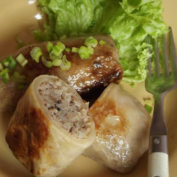 Gołąbki z kaszą jęczmienną z Hucisk – kuchnia podkarpacka