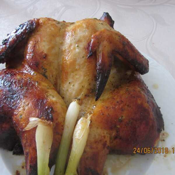 Glazurowany kurczak pieczony