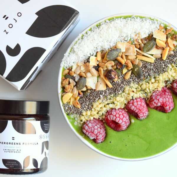 Zielone smoothie bowl :) 