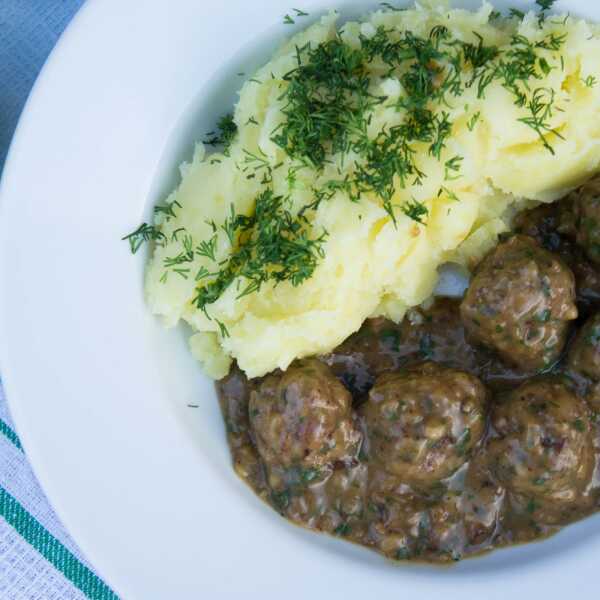 Pulpety z dziczynzy. / Venison meatballs. 