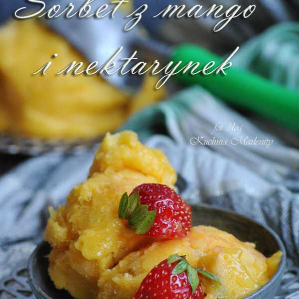 Sorbet z mango i nektarynek