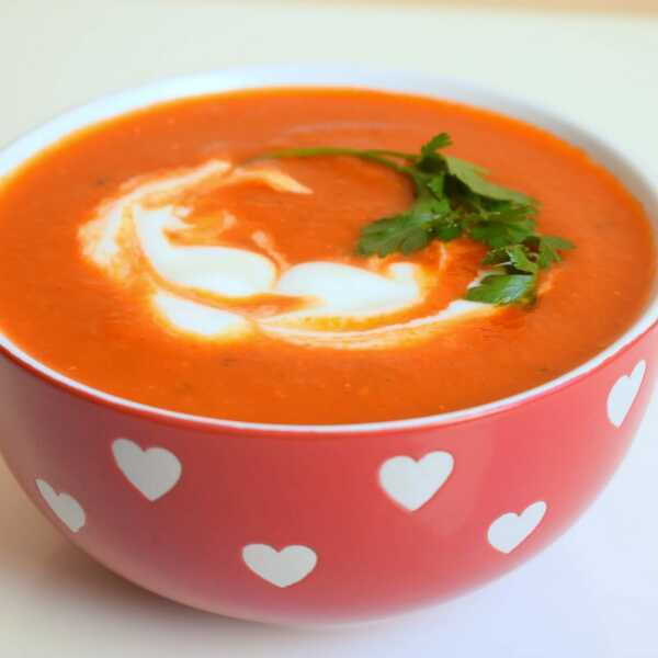Zupa krem ze świeżych pomidorów :) 