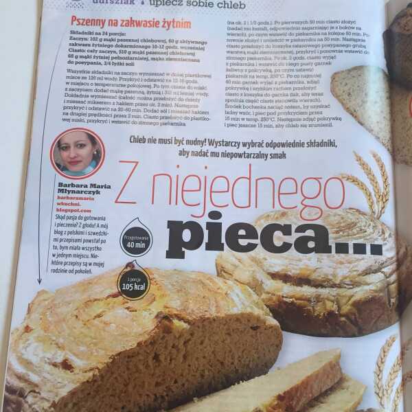 Magazyn 'Durszlak' - mój przepis na chleb pszenny na zakwasie żytnim