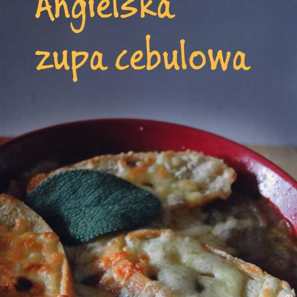 Angielska zupa cebulowa