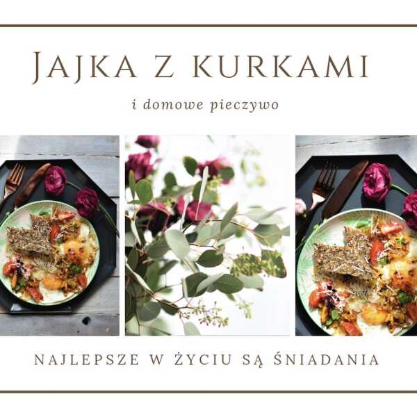 Jajka z kurkami 