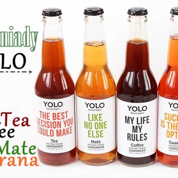 Lemoniady Yolo Tea, Coffee, Guarana, Mate