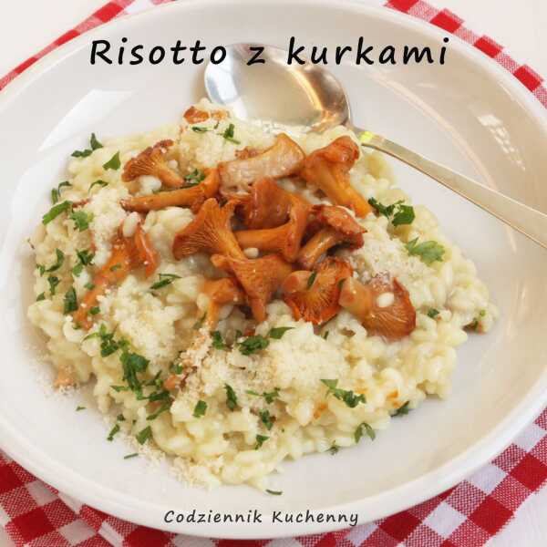 Risotto z kurkami.