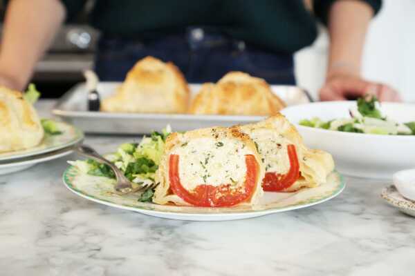 Whole Stuffed Tomato Dumplings