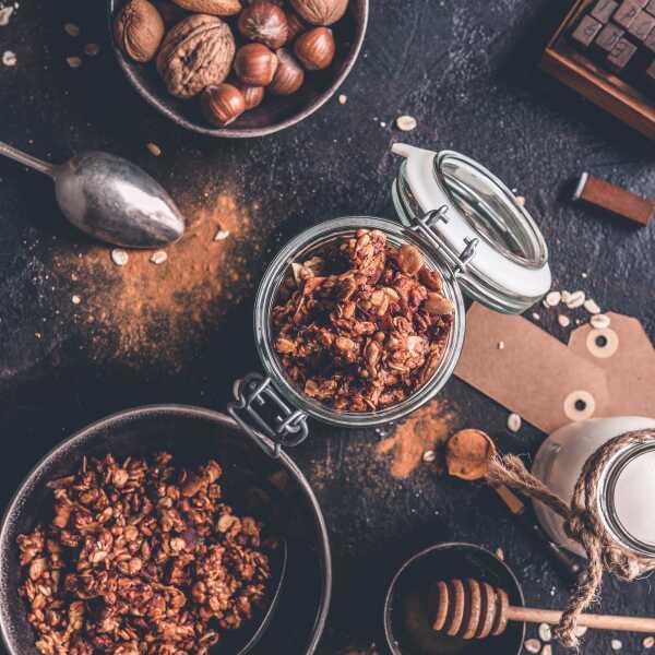 Granola bananowa