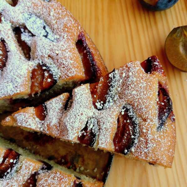 Ucierane ciasto ze śliwkami / Plum Cake 