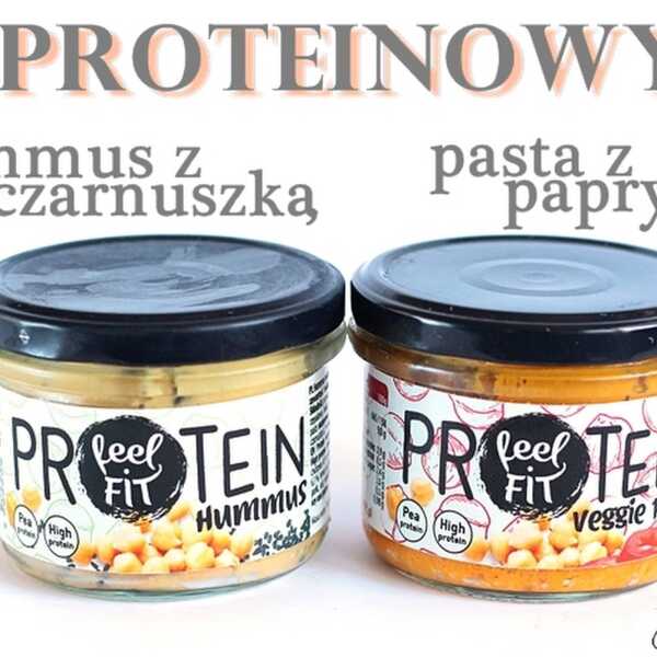 Proteinowy hummus i pasta z papryką – feel FIT