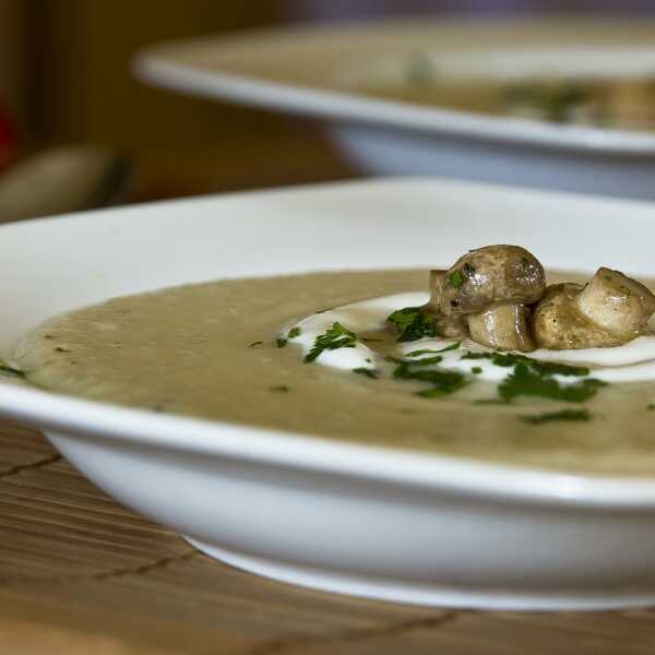 Kremowa zupa z topinamburu
