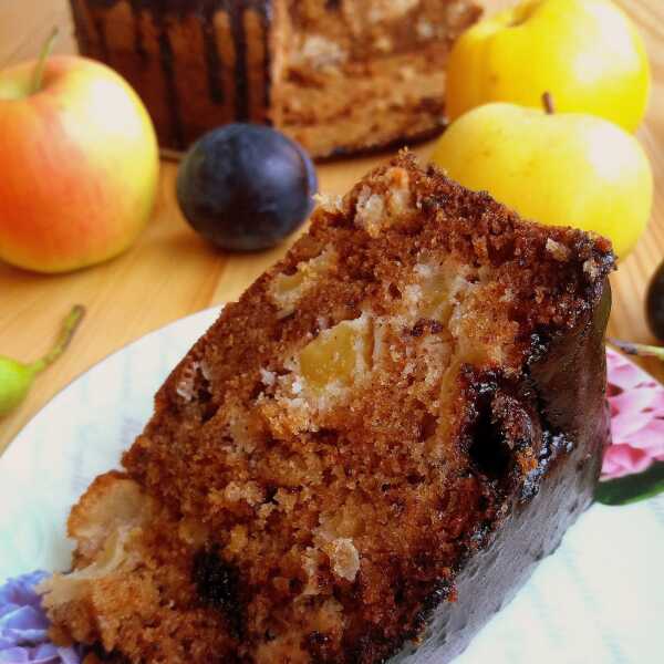 Ucierane ciasto z jabłkami / Apple Cake