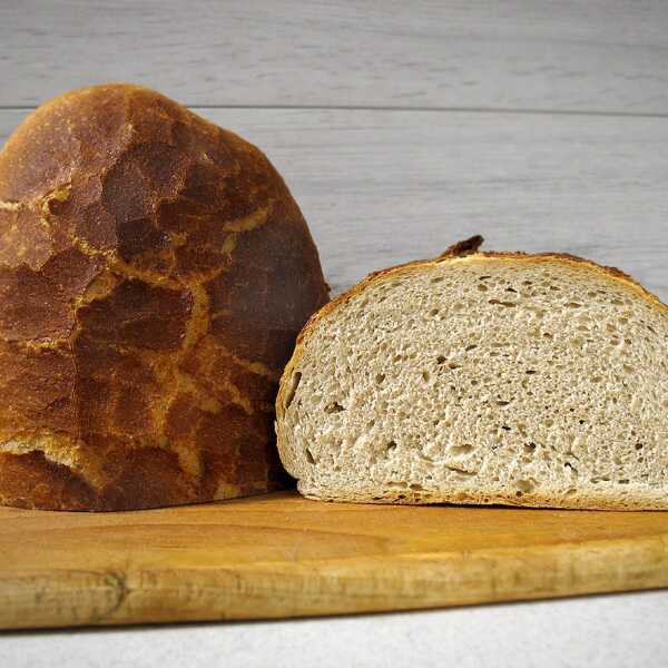 Typical Polish wheat-rye sourdough bread (recipe in English)
